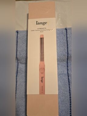 Lange Le Pirouette 25mm Rotating Curling Iron Brand New- Blush Pink